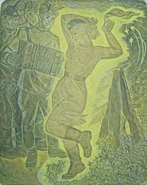 Воробьева И.Н. День Победы. Из серии «Русская женщина». 1970-1978 Воробьева И.Н. День Победы. Из серии «Русская женщина». 1970-1978